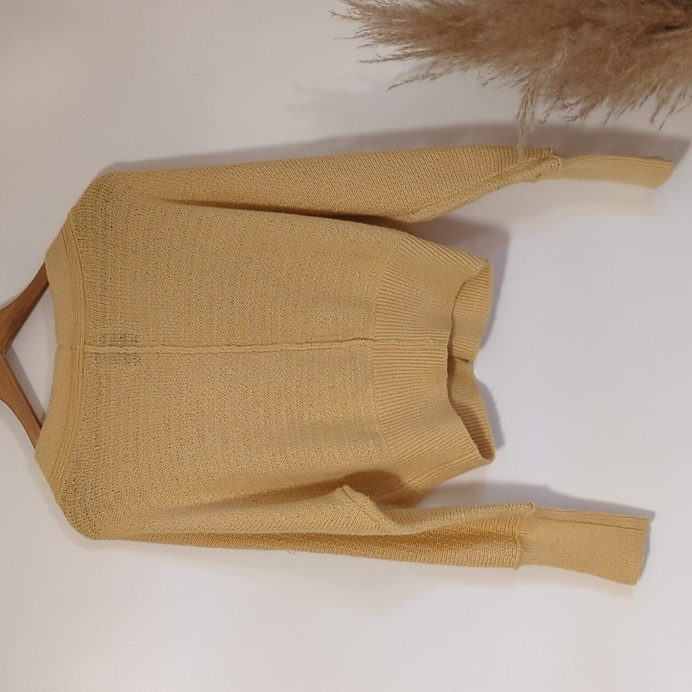 Abercrombie & Fitch Yellow Cardigan - Picture 7 of 7